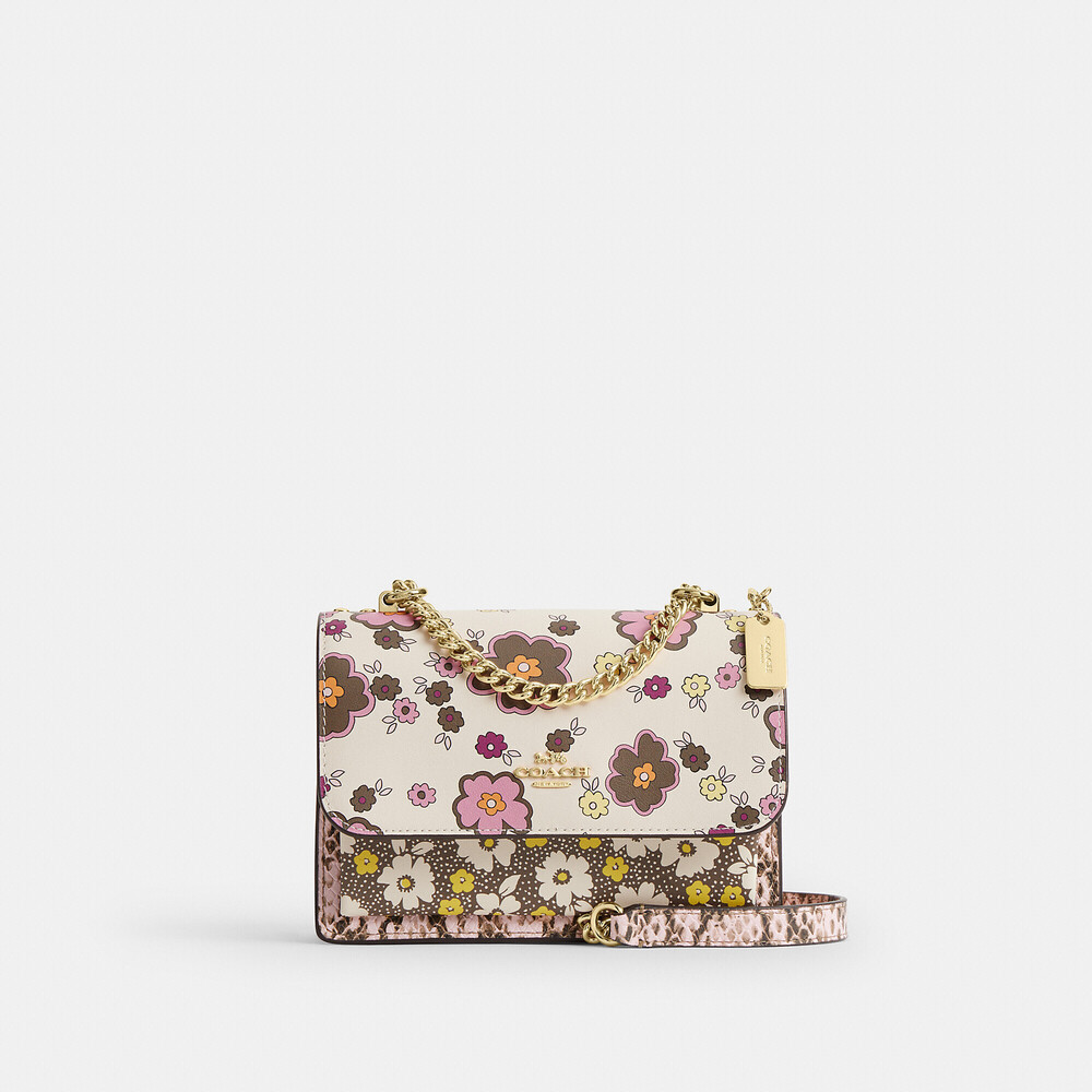 Coach Outlet Mini Klare Crossbody Bag With Floral Print